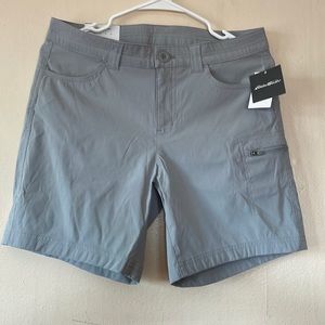 Eddie Bauer Hiking Shorts hot women size 6 color Granite Gray .